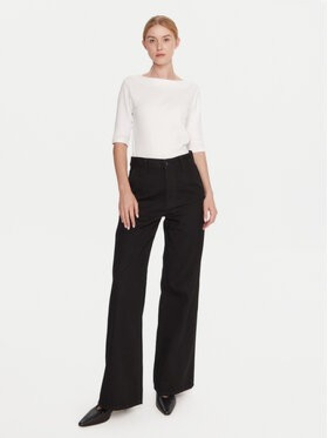 Calvin Klein Jeansy LV047D770G Czarny Wide Leg
