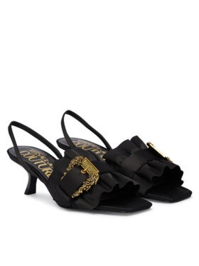 Versace Jeans Couture Sandały 80VA3S48 ZS185 Czarny