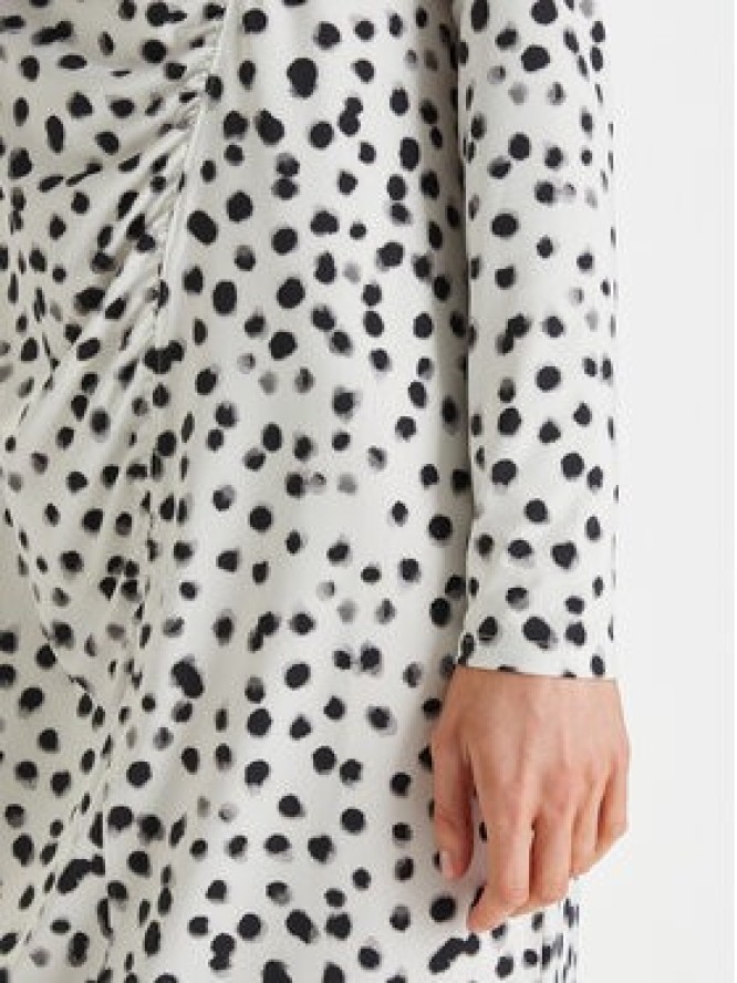 Calvin Klein Sukienka codzienna LV044E212G Écru Slim Fit