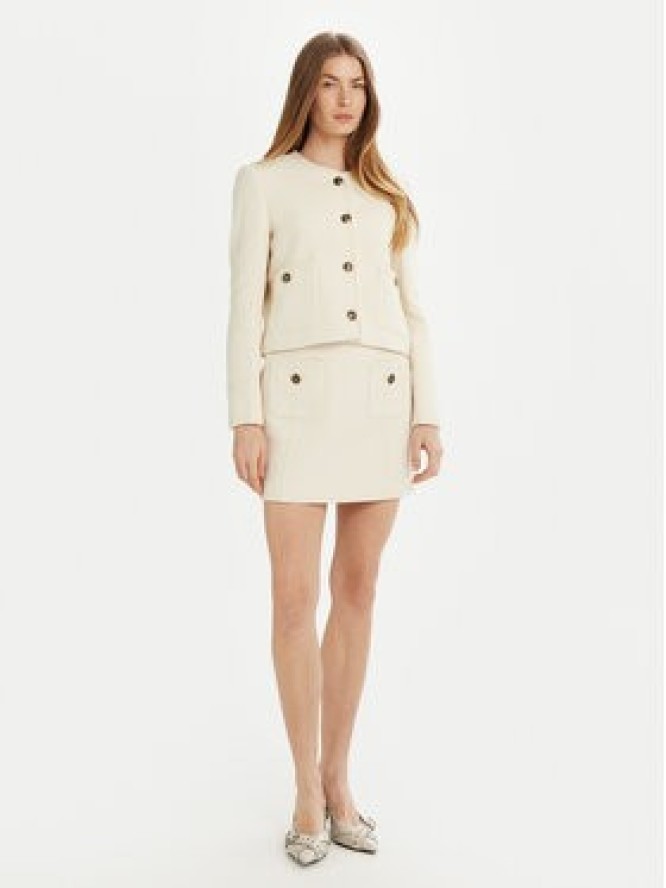 Marella Spódnica mini Dancing 2513101044 Biały Regular Fit