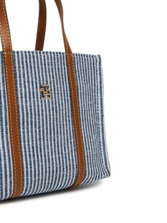 Tommy Hilfiger Torebka Th Premium Beach Le Mini Tote AW0AW17208 Niebieski