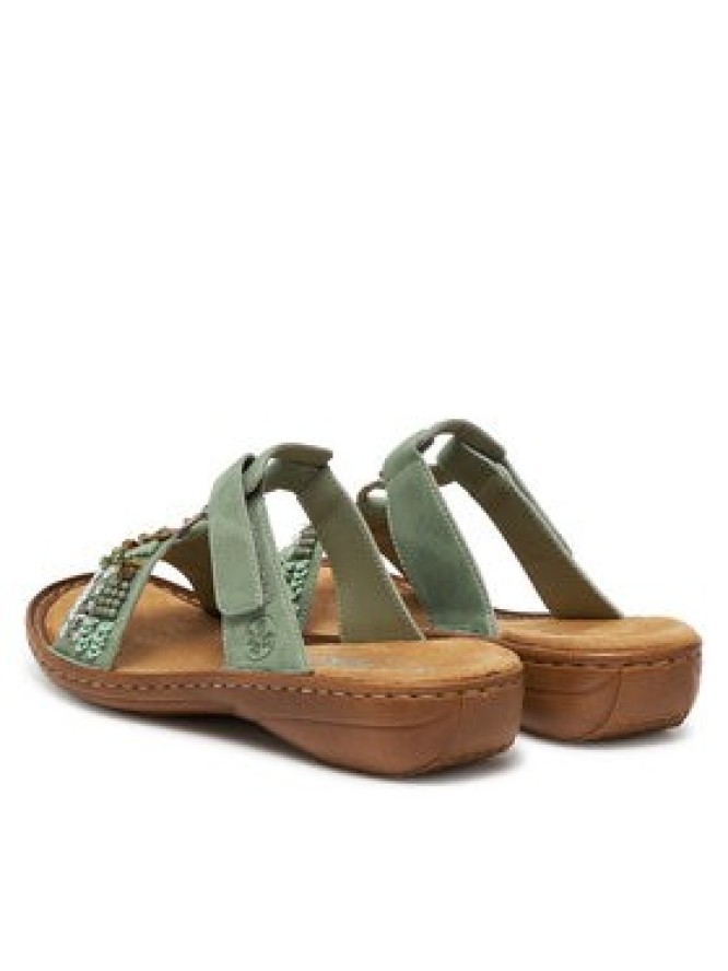 Rieker Klapki 60814-52 Zielony