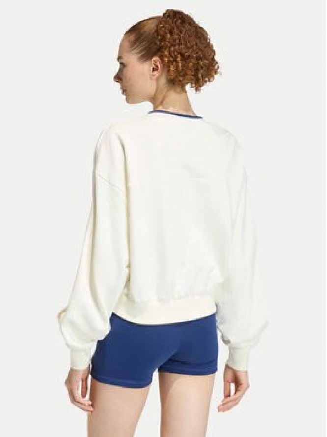 adidas Bluza Stadium JZ1074 Biały Loose Fit