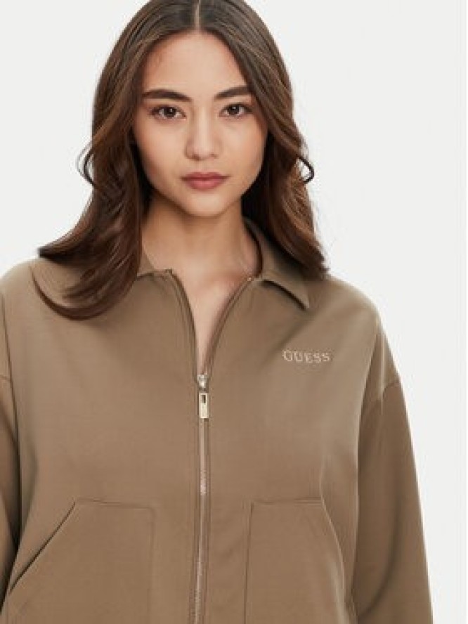 Guess Bluza V5YL08 KCX42 Brązowy Regular Fit