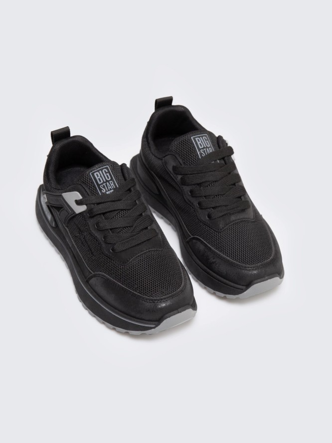 Sneakersy damskie czarne RR374068 906