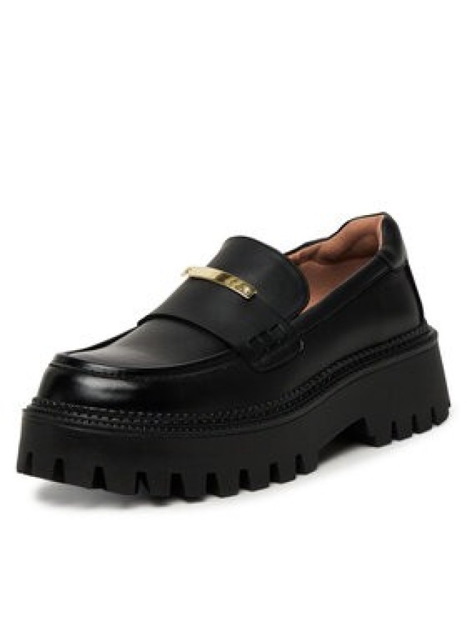 DeeZee Loafersy HY19001-2 Czarny