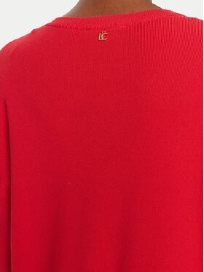LOLA CASADEMUNT Sweter LF2511004 Czerwony Loose Fit