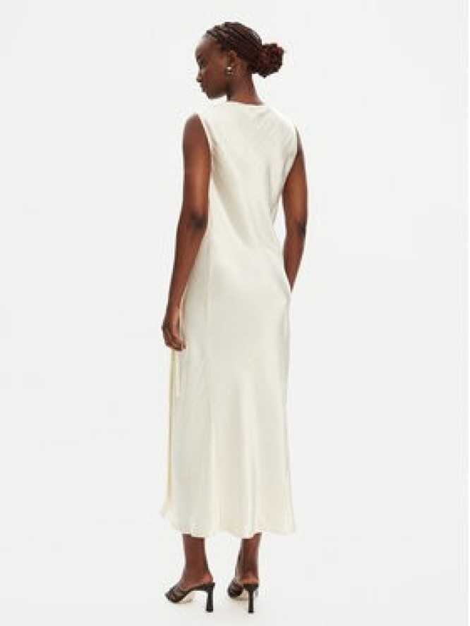 PINKO Sukienka koktajlowa Amico 105011 A2BU Beżowy Regular Fit