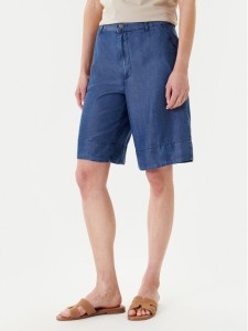 United Colors Of Benetton Bermudy 4KHND9020 Niebieski Relaxed Fit