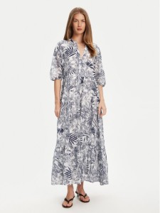 United Colors Of Benetton Sukienka letnia 4ENDDV0BT Niebieski Relaxed Fit