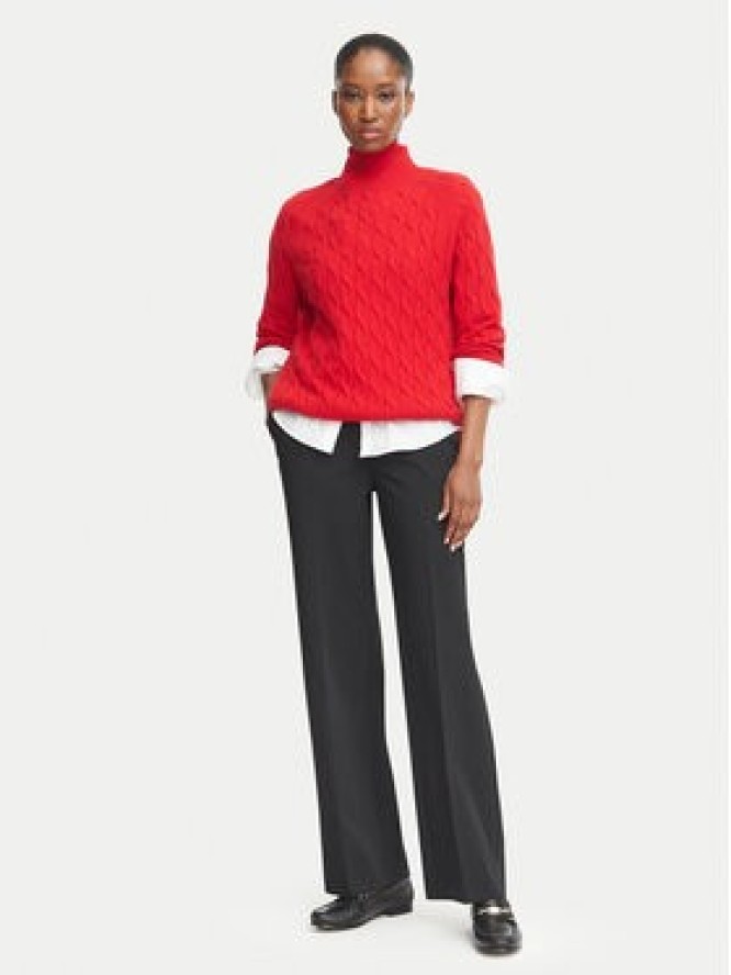 Tommy Hilfiger Spodnie materiałowe WW0WW51899 Czarny Straight Fit