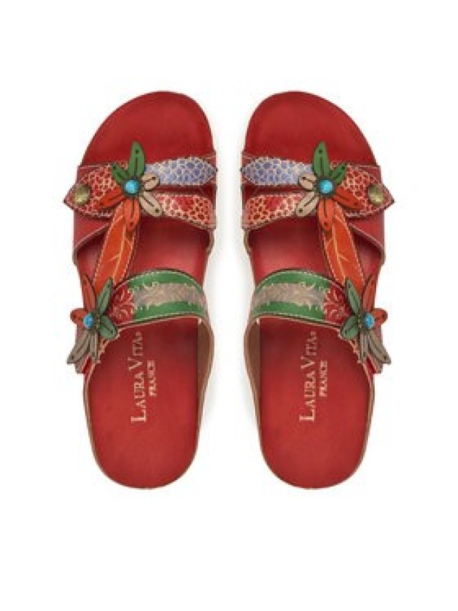 Laura Vita Klapki Dorry 19 Czerwony