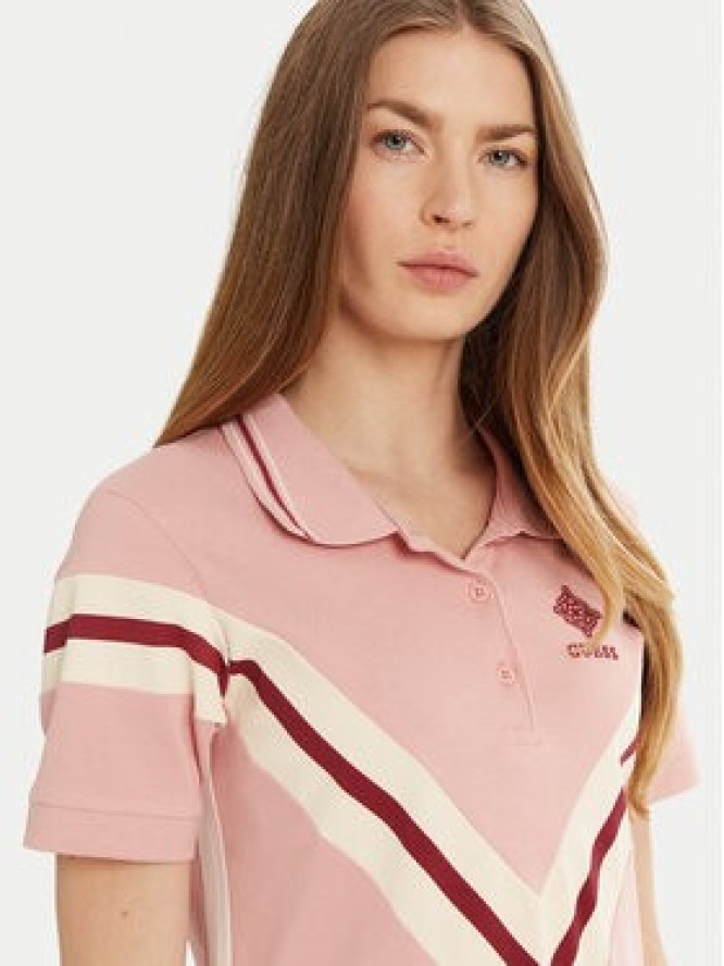Guess Sukienka codzienna V5RK00 KCOK1 Różowy Regular Fit