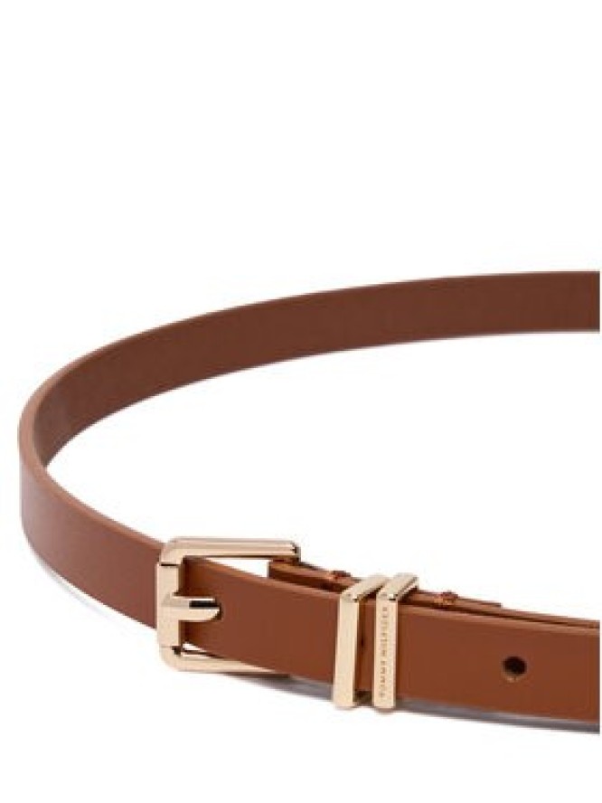 Tommy Hilfiger Pasek Th Square 1.5 AW0AW18693 Brązowy