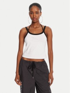 Juicy Couture Top Amira JCWCT225302 Biały Slim Fit