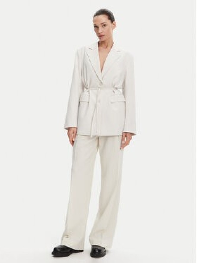 Calvin Klein Jeans Marynarka J20J225206 Écru Slim Fit