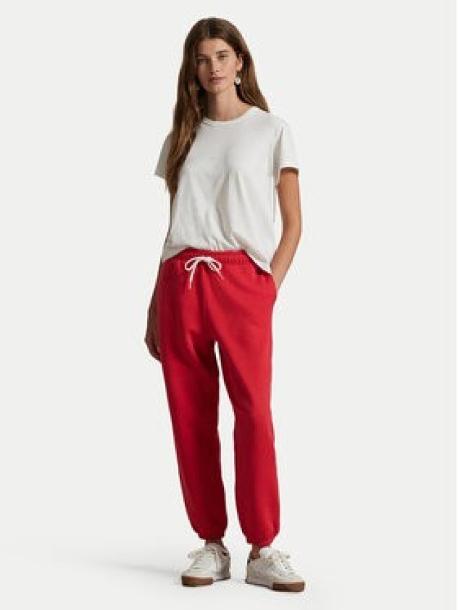 Polo Ralph Lauren Spodnie dresowe 211971700007 Czerwony Tapered Fit