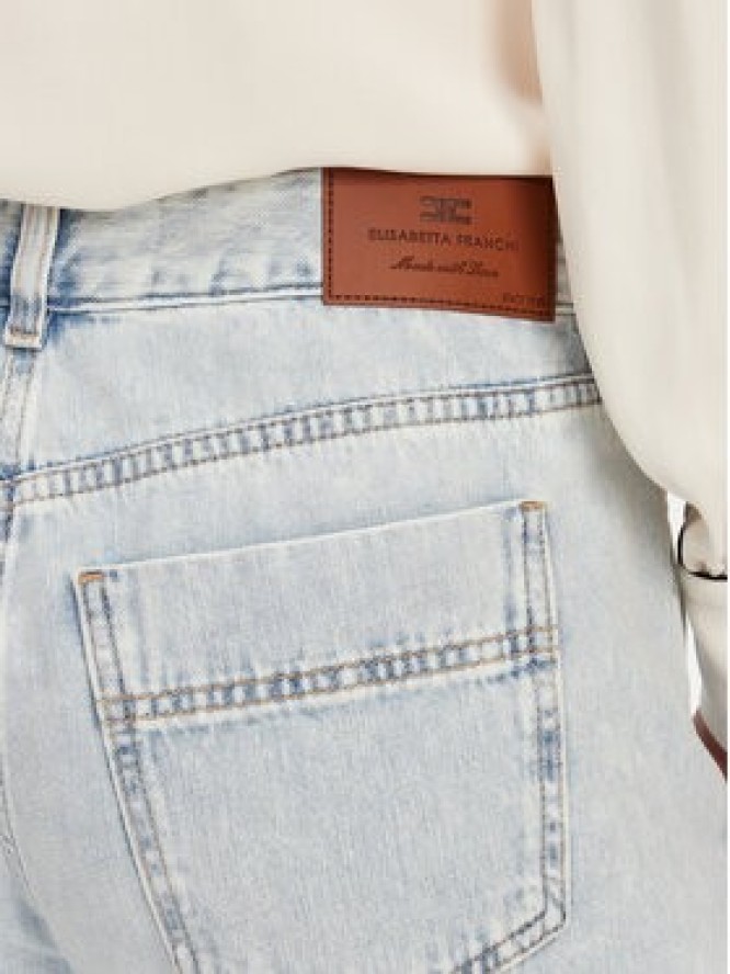 Elisabetta Franchi Jeansy PJ-94I-51E2-192 Niebieski Regular Fit