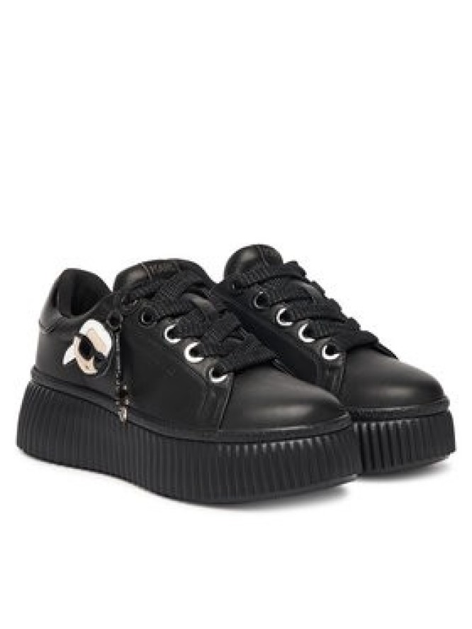 KARL LAGERFELD Sneakersy KL42376T Czarny