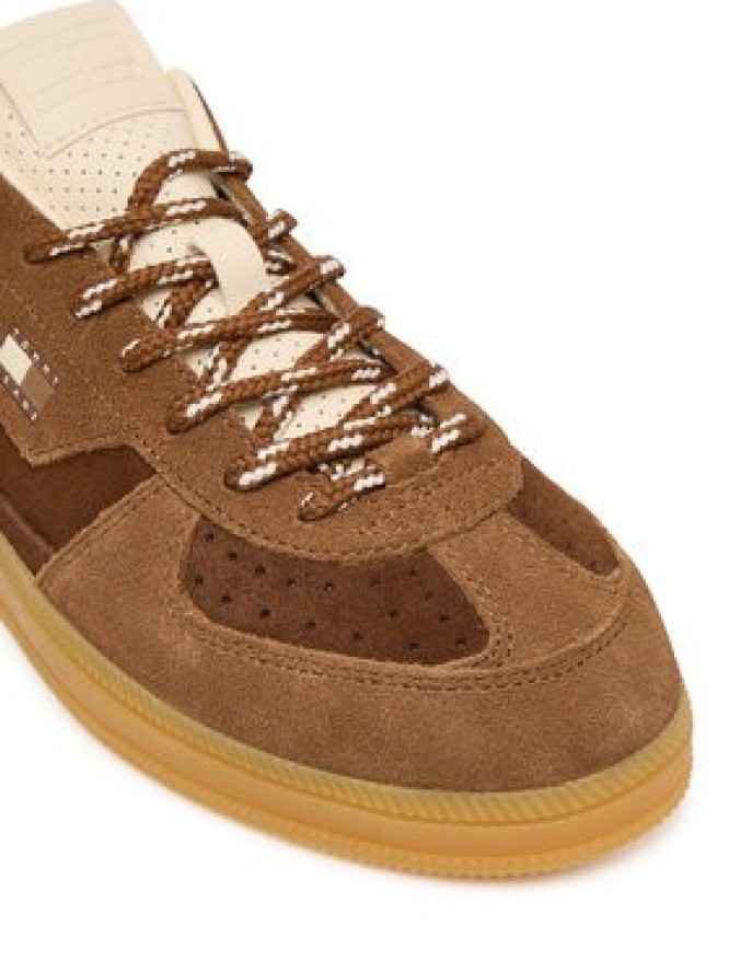 Tommy Jeans Sneakersy Mu The Greenwich Edge Suede EN0EN03050 Brązowy
