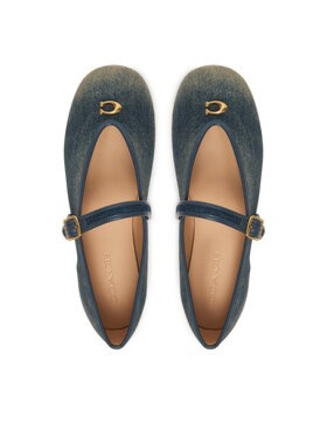 Coach Baleriny Sclpt CDE51 Niebieski