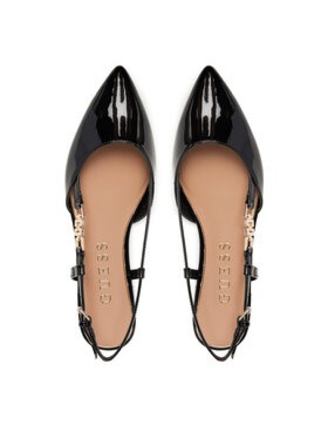 Guess Baleriny FLTFR2 PAF05 Czarny
