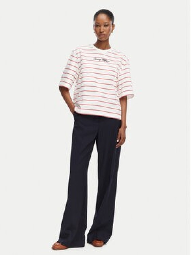 Tommy Hilfiger T-Shirt Classic WW0WW50948 Biały Relaxed Fit