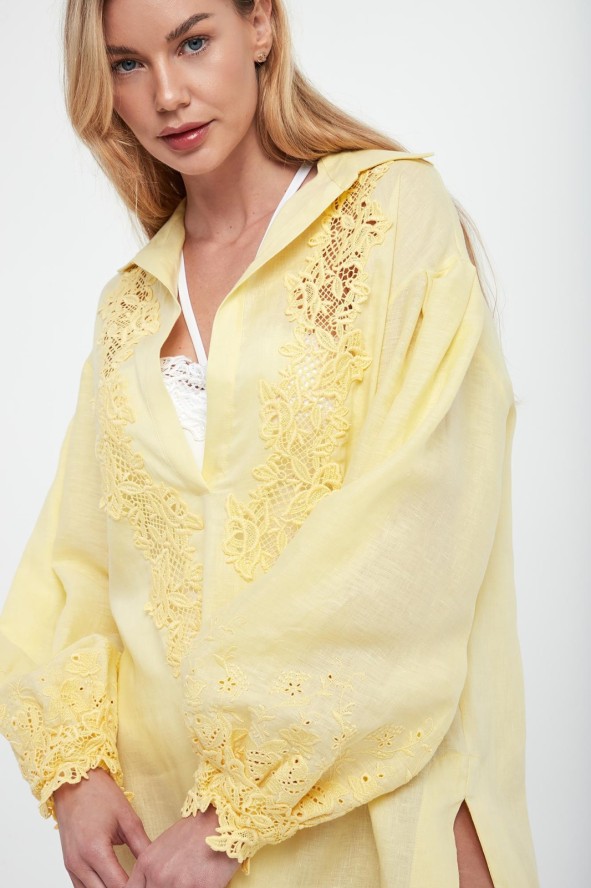 Tunika lniana ERMANNO SCERVINO LIFE