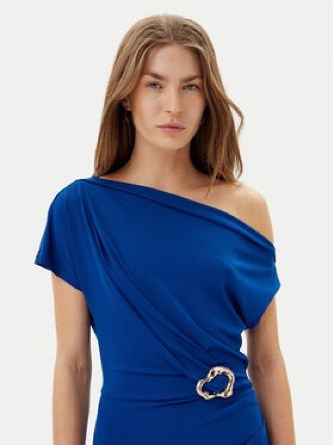 Rinascimento Sukienka koktajlowa CFC0123487003 Niebieski Regular Fit