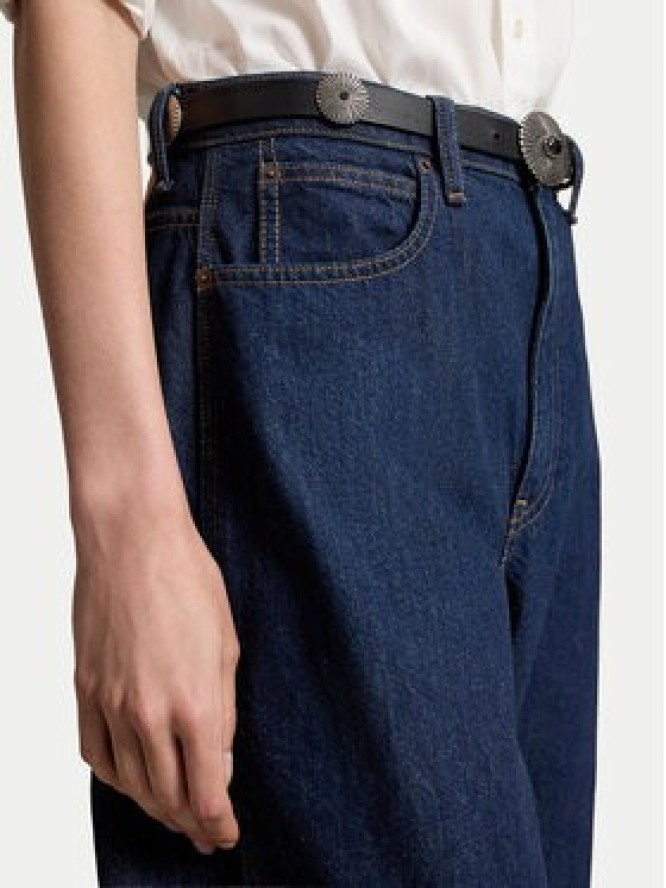 Polo Ralph Lauren Jeansy 211B29852001 Granatowy Mom Fit