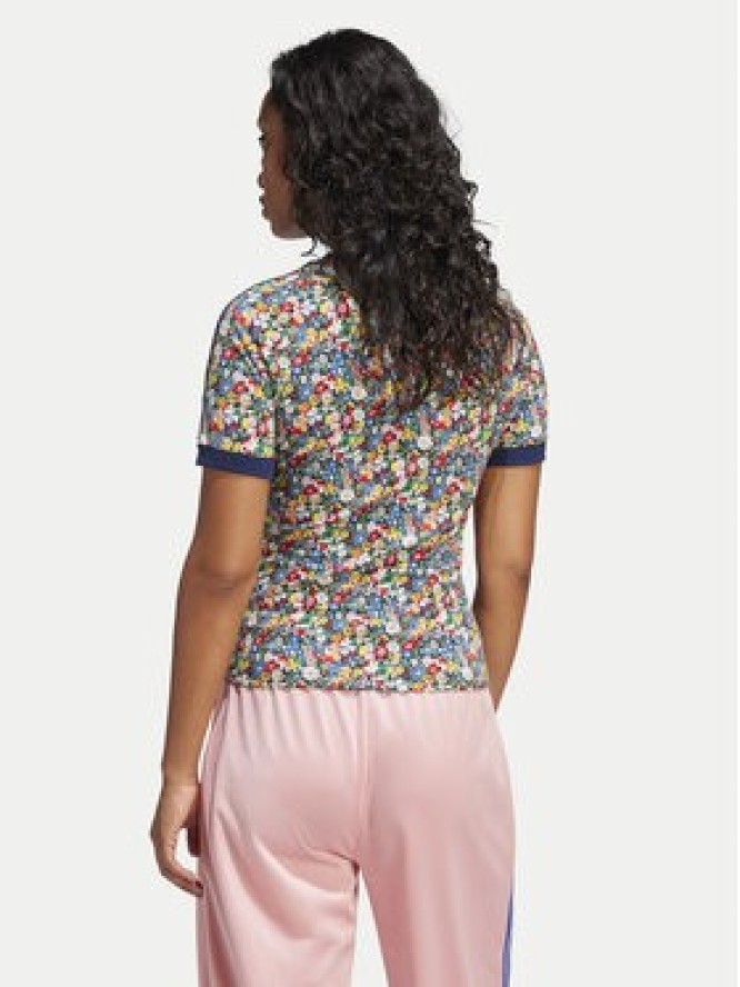 adidas T-Shirt Liberty London Cali JC7776 Kolorowy Slim Fit