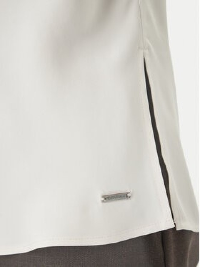 Calvin Klein Bluzka LV044F161G Biały Regular Fit