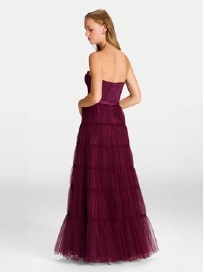 Hey Kyla Sukienka wieczorowa 5AJ009HK Bordowy Regular Fit