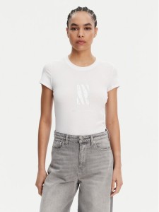 Armani Exchange T-Shirt XW000511 AF11929 U0002 Biały Slim Fit
