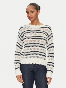 Guess Sweter W5GR35 Z3NJ0 Beżowy Regular Fit