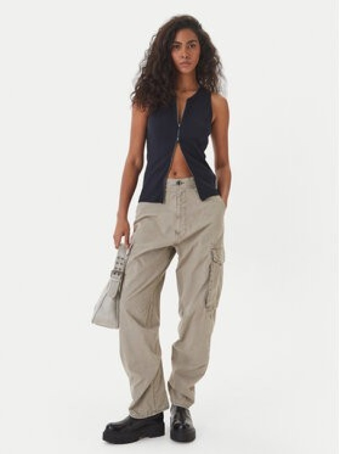 G-Star Raw Spodnie materiałowe D28756-D388 Beżowy Boyfriend Fit