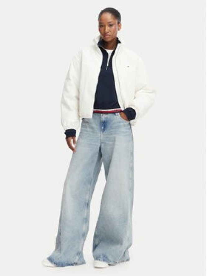 Tommy Jeans Kurtka przejściowa DW0DW22908 Biały Regular Fit