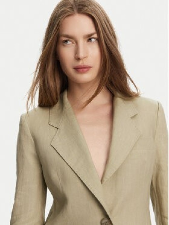 Marella Marynarka Biella 2513041062 Beżowy Regular Fit