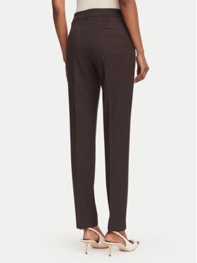 Marella Spodnie materiałowe Amico2 2625136291 Brązowy ciemny Straight Fit