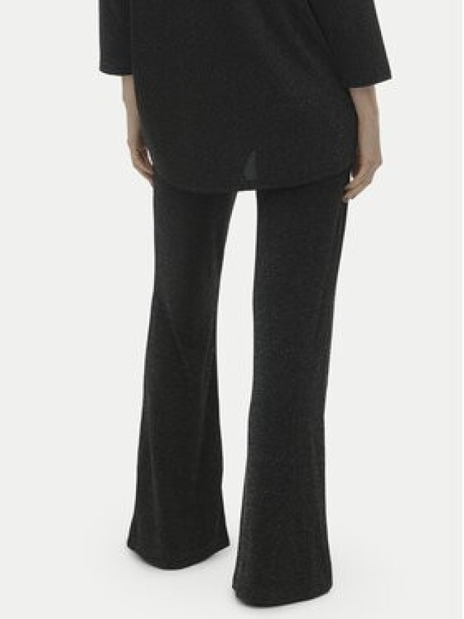 Vero Moda Spodnie dzianinowe Kanva 10296871 Czarny Regular Fit