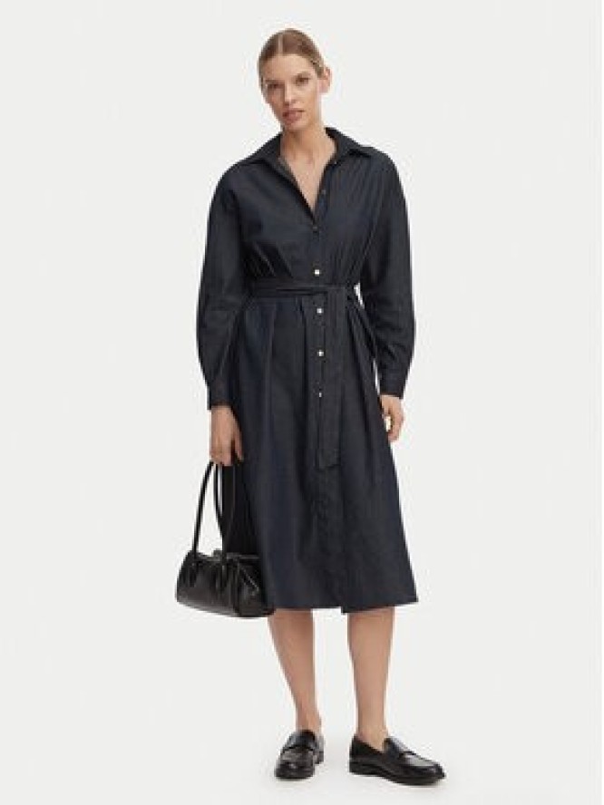 Armani Exchange Sukienka koszulowa XW001794 AF21337 MB001 Granatowy Regular Fit