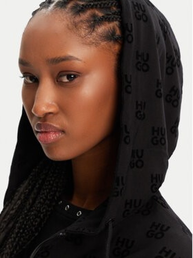 HUGO Bluza Flokki 50531659 Czarny Relaxed Fit
