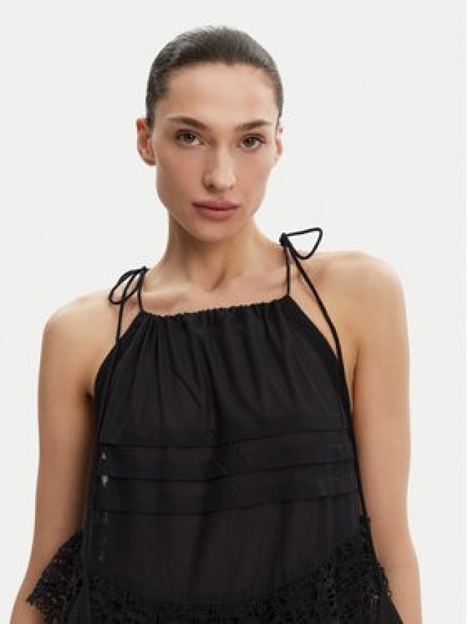 Munthe Sukienka letnia Fuenta 251132225128 Czarny Loose Fit