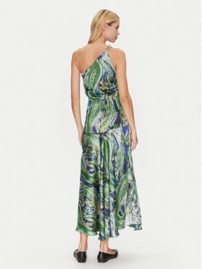 Simona Corsellini Sukienka koktajlowa P25CPAB03301 Zielony Regular Fit