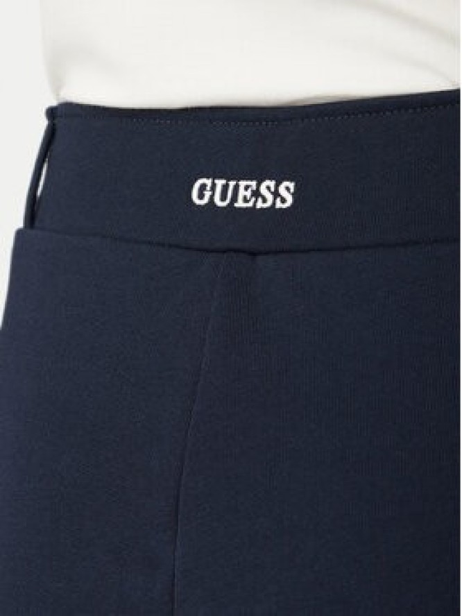 Guess Spodnie materiałowe V6YB26 K5139 Granatowy Relaxed Fit