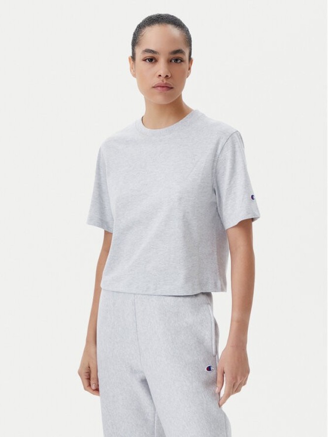 Champion T-Shirt 117874 Szary Regular Fit