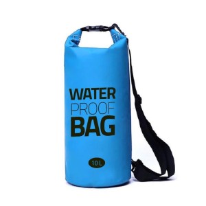 Dry Bag - wodoodporna torba 10 l - niebieska - 17x46 cm - duffel bag