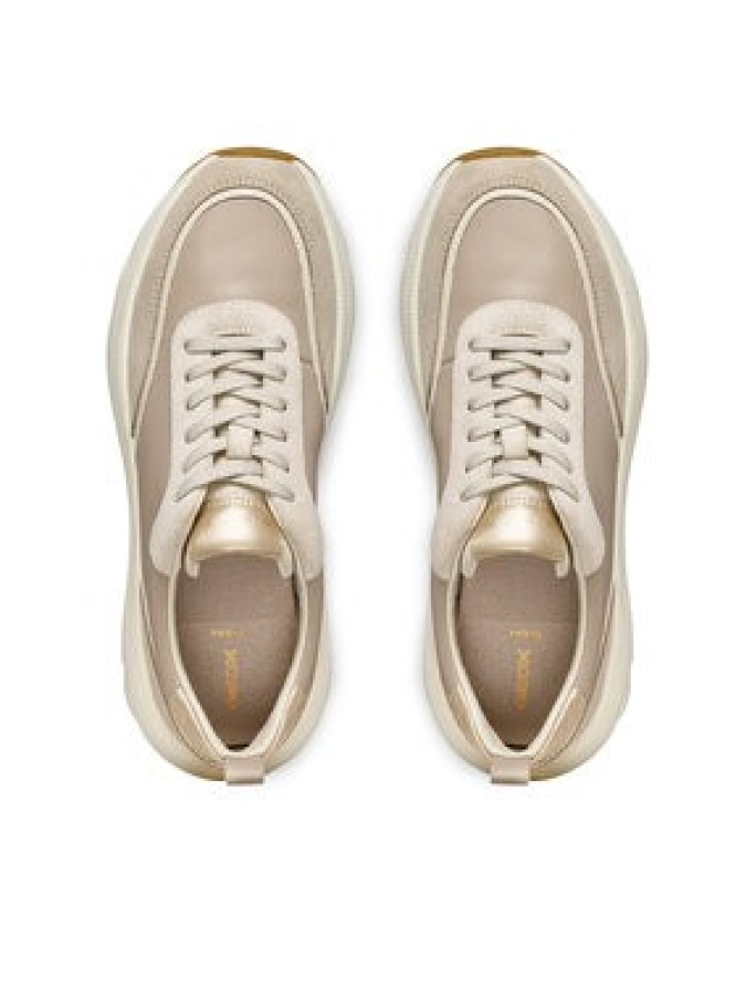 Geox Sneakersy D Diamanta D66UFA 09B22 C0084 Beżowy