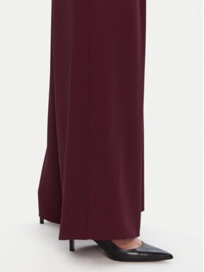 Rinascimento Spodnie palazzo CFC0125495003 Bordowy Wide Leg