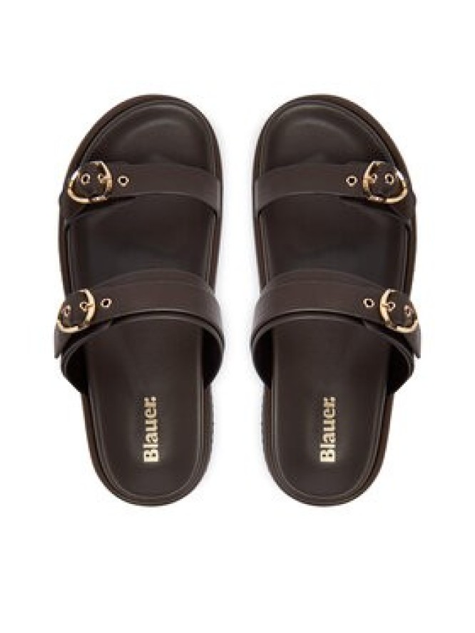 Blauer Klapki S6BLOOM03/LEA Brązowy